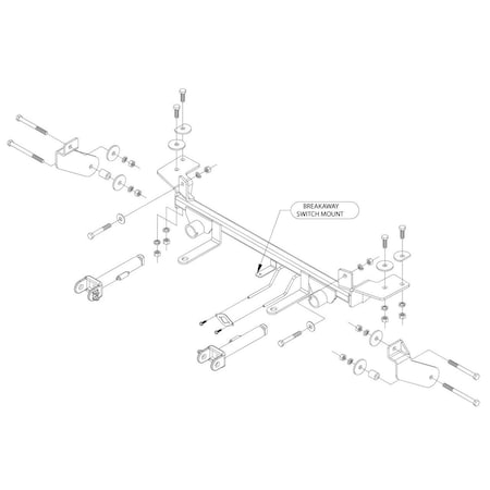 Roadmaster 2014-2015 CHEVROLET MALIBU; 2016 MALIBU LIMITED TOW BAR MNTG BRKT KIT 523183-5